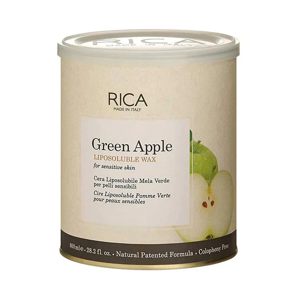 Rica Liposoluble Wax Green Apple 800ml - Indicrest