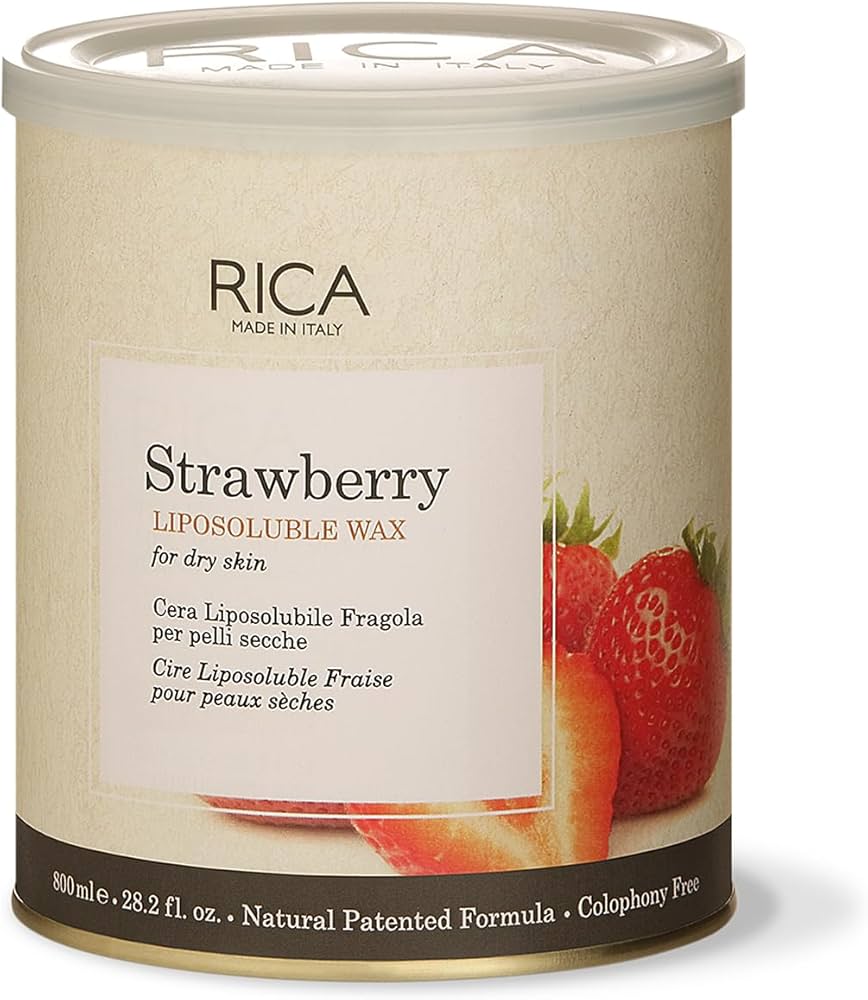 Rica Liposoluble Wax Strawberry 800ml - Indicrest
