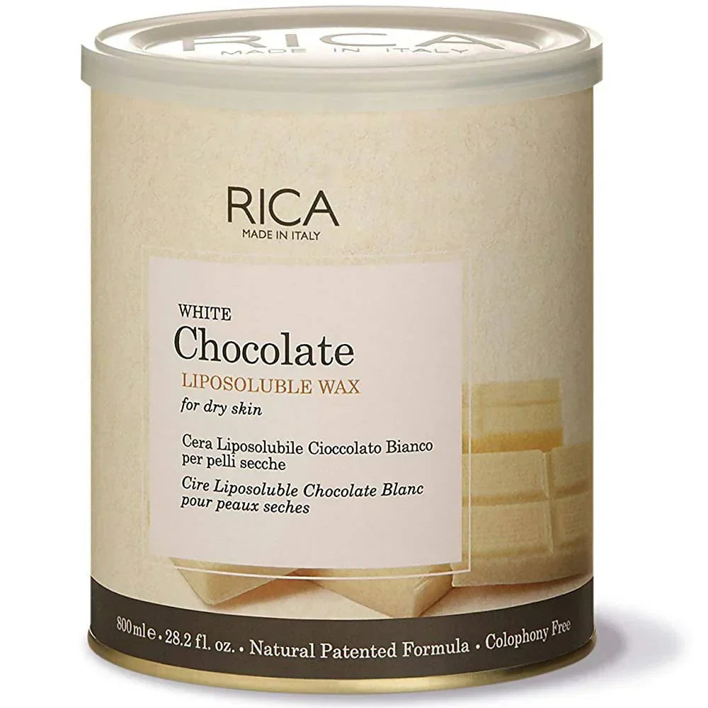 Rica Liposoluble Wax White Chocolate 800ml - Indicrest