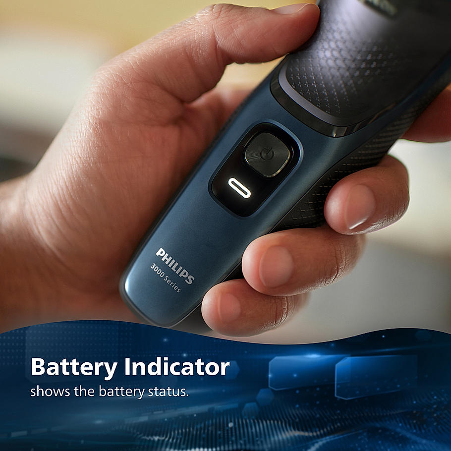 Philips Electric Shaver for Men-| SkinProtect Technology, Wet and Dry Shave | 5D Floating Heads | 27 Self Sharpening Blades | Pop up Trimmer | Cordless | Waterproof | S3144/03