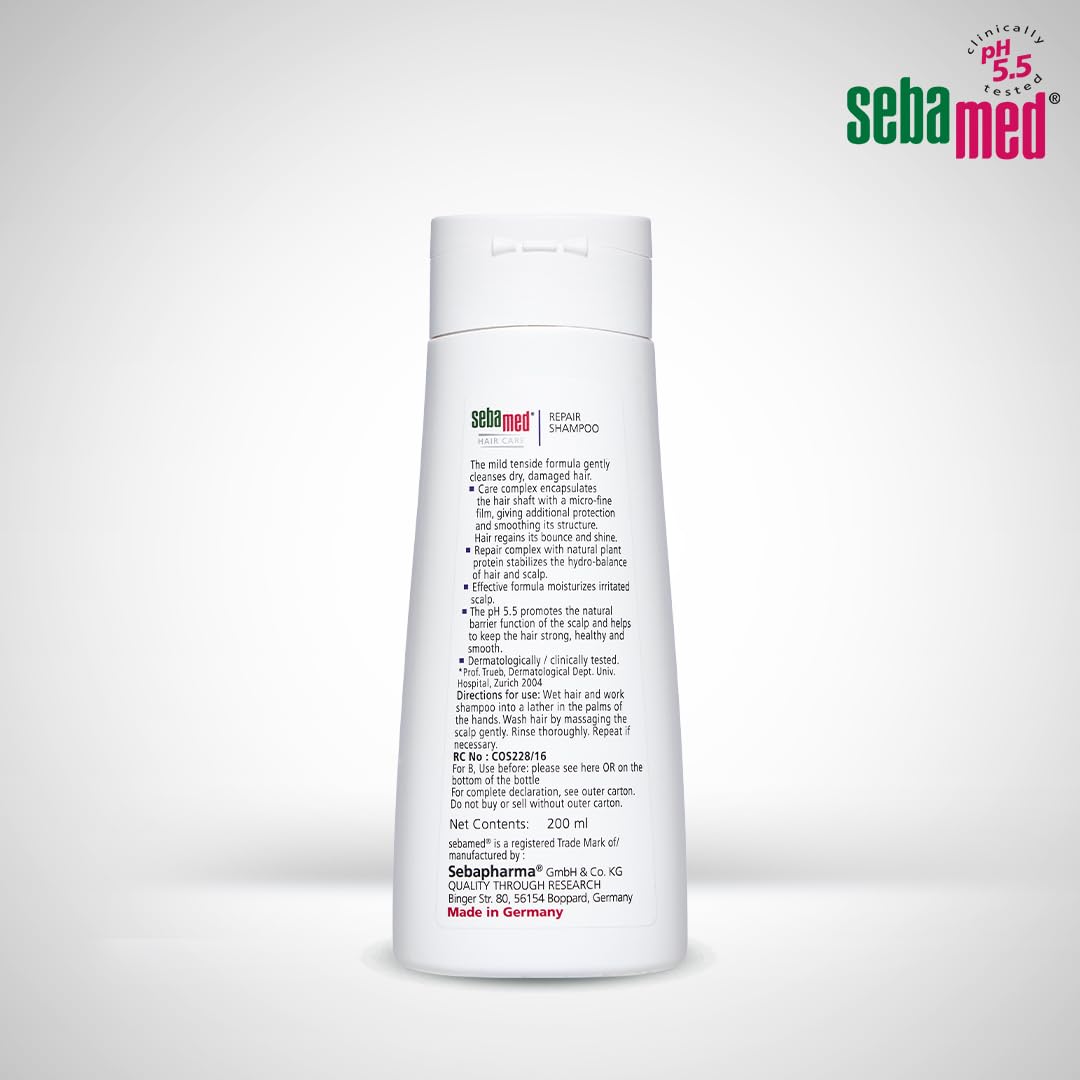 SLS and paraben-free Sebamed haircare