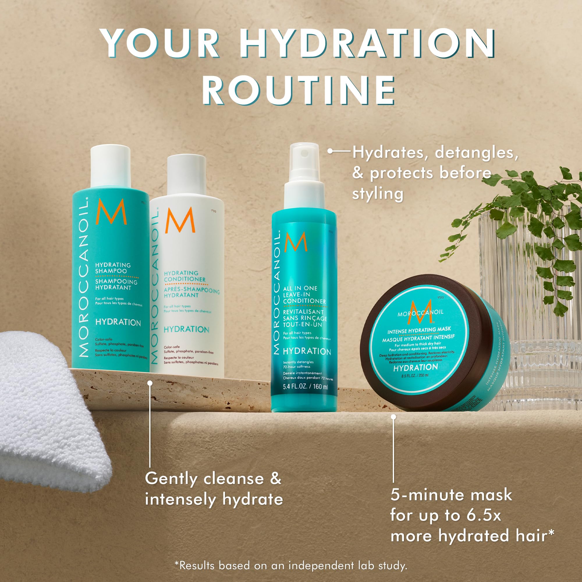 Salon hair hydration shampoo Indicrest Moroccanoil