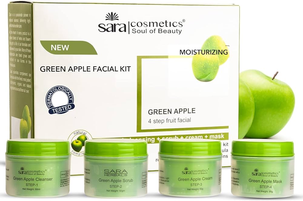 Sara Green Apple Facial Kit - Indicrest