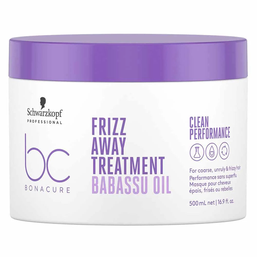 Schwarzkopf Professional BC Bonacure Frizzy Away Teatment Babassu Oil Mask - (500ml) - Indicrest