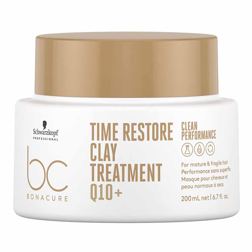 Schwarzkopf Professional BC Bonacure Time Restore Clay Treatment Q10+, 200ml - Indicrest