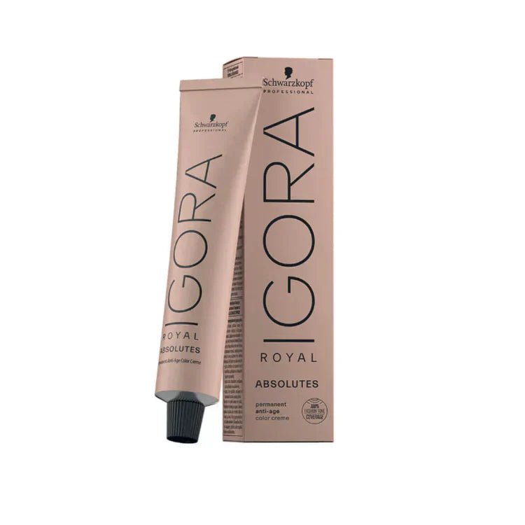 Schwarzkopf Professional Igora Royal Absolutes Permanent Color Creme (4-60), Medium Brown Chocolate Natural - Indicrest