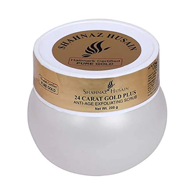 Shahnaz Husain 24k Gold Anti Age Exfoliating Scrub, 200g - Indicrest