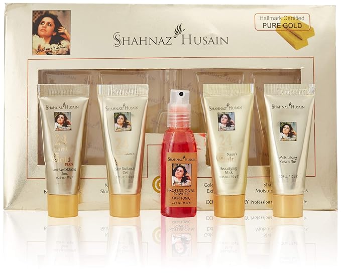 Shahnaz Husain 24k Gold Facial Kit, 55g - Indicrest