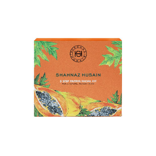 Shahnaz Husain 5-Step Papaya Facial Kit, 50g - Indicrest Buy at Indicrest