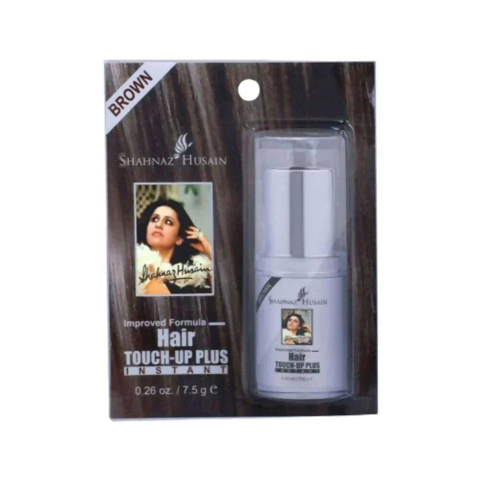 Shahnaz Husain Hair Touch Up Plus (Brown), 7.5g - Indicrest
