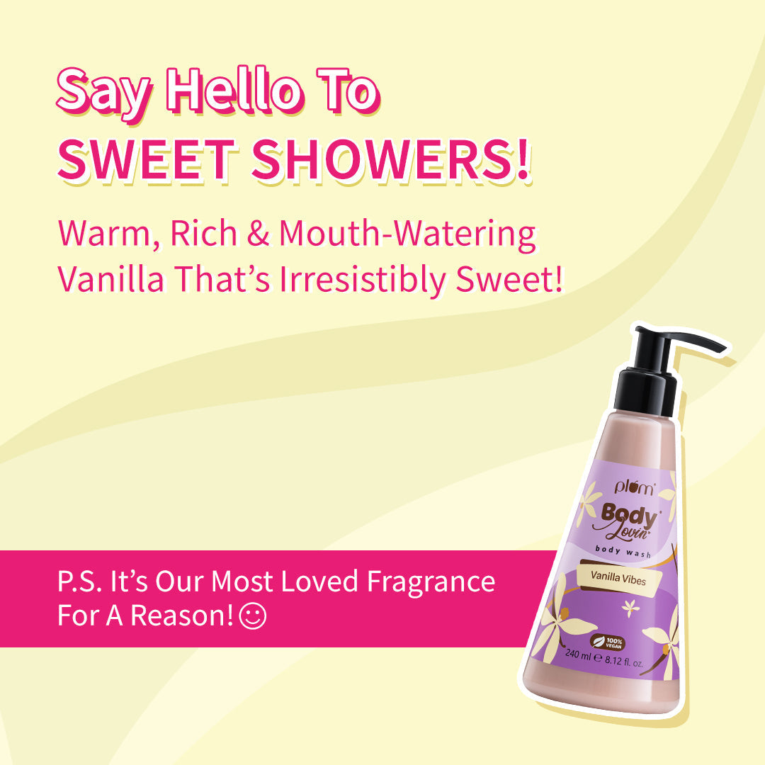 Smell So Good Shower Kit By Plum BodyLovin’ | Vanilla Vibes Body Wash, Hawaiian Rumba Shower Gel & Orchid You Not Shower Gel