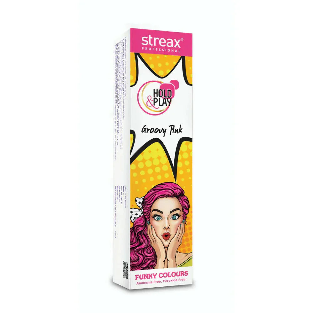 Streax Professional Groovy Pink Hair Color - Indicrest