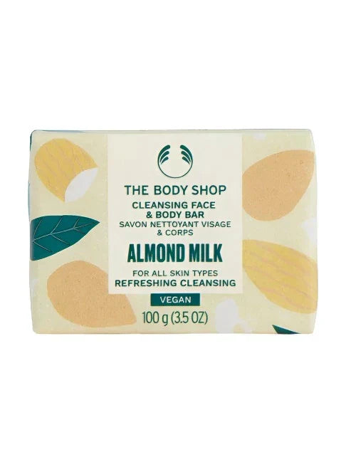 The Body Shop Almond Milk & Honey Cleansing Bar, 100g - Indicrest