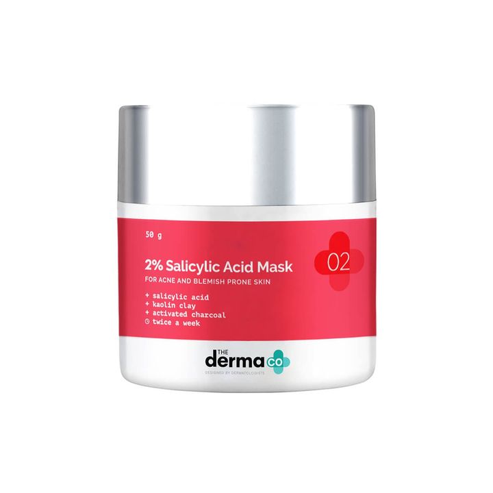 The Derma Co 2% Salicylic Acid Clay Face Mask 50g - Indicrest