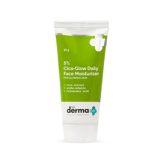 The Derma Co 5% Cica Glow Daily Face Mosturizer - Indicrest Buy at Indicrest