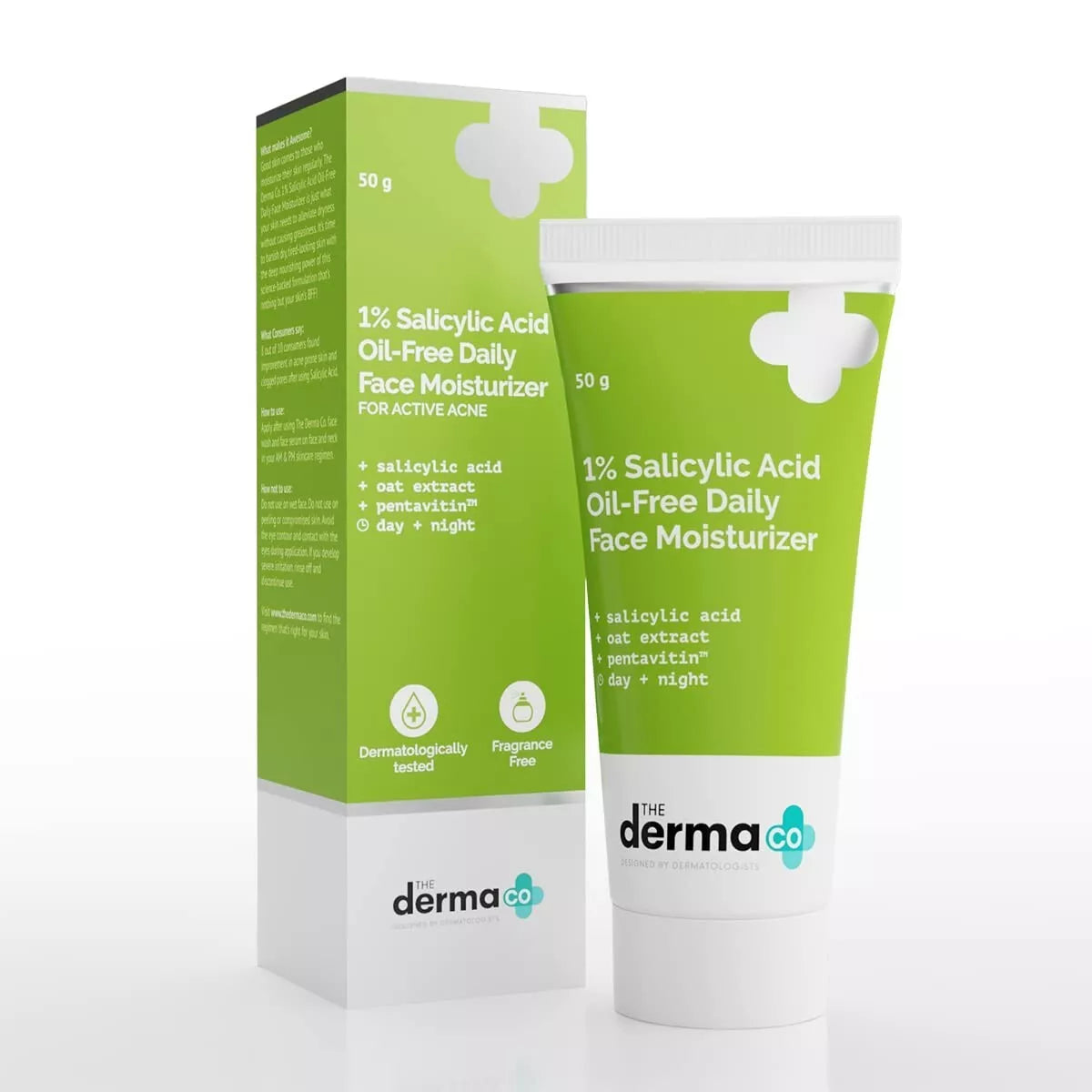 The Derma Co Ceramide 1% Salicylic Acid Oil Free Daily Face Moisturizer 50g - Indicrest