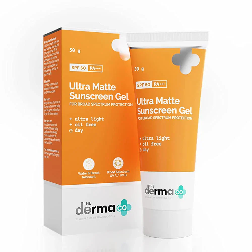 The Derma Co Ultra Matte Sunscreen Gel, 50g - Indicrest