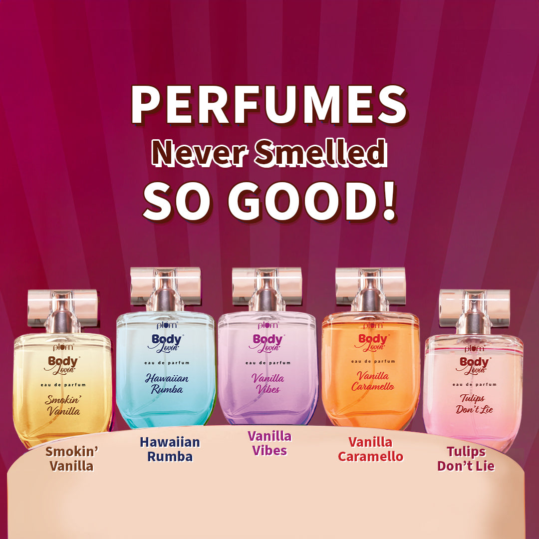 Plum Tonka Bella Eau De Parfum (Perfume) by Plum BodyLovin' | Long Lasting | Fruity-Floral Fragrance | Supremely Luxurious, 50ml Buy at Indicrest Image 7