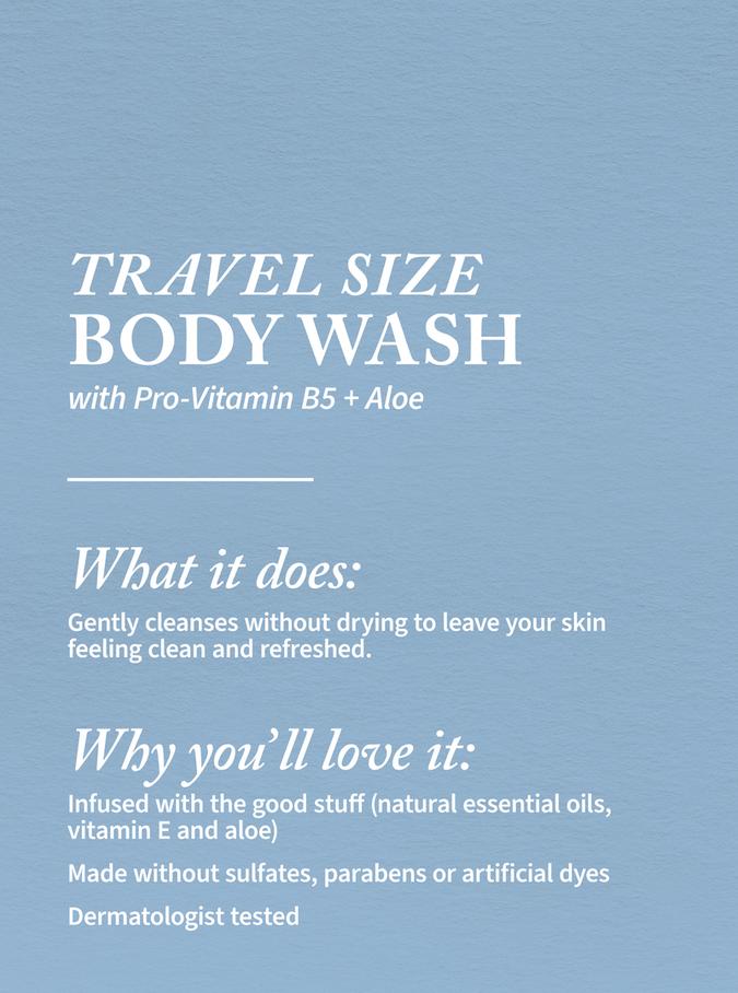 Bath & Body Works Warm Vanilla Sugar Travel Size Body Wash, 88 ml / 3 fl oz