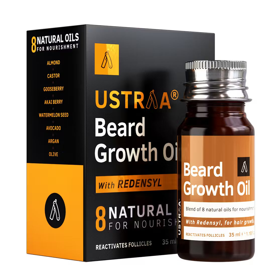 USTRAA BEARD GROWTH OIL 35 ML - Indicrest