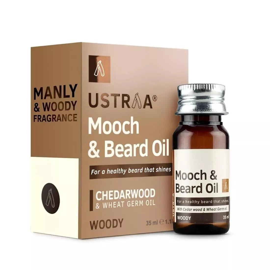 UTRAA MOOCH & BEARD OIL WOODY - Indicrest