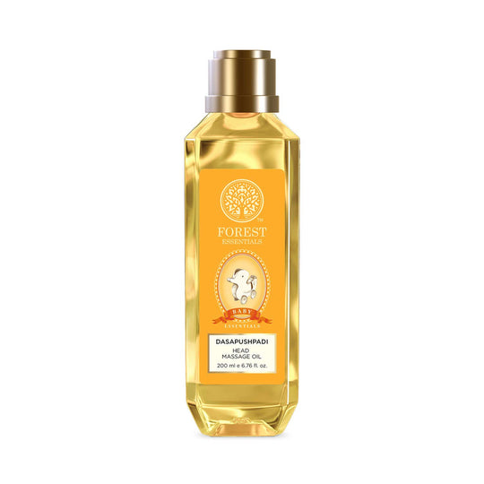 Forest Essentials Baby Head Massage Oil Dasapushpadi - Ayurvedic Natural Hair Oil for Babies, 200ml, Buy from Indicrest