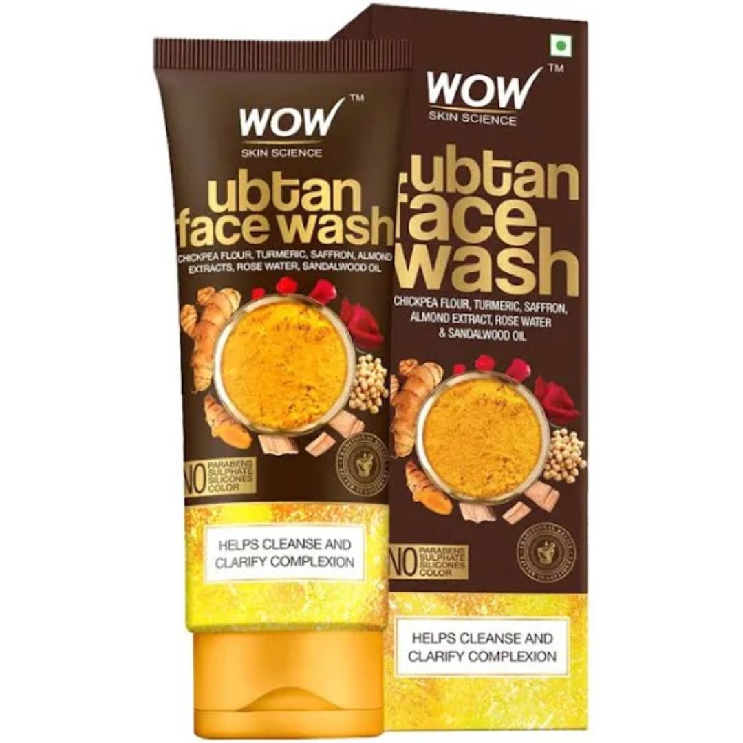 Wow Skin Science Ubtan Face Wash - 50ml - Indicrest
