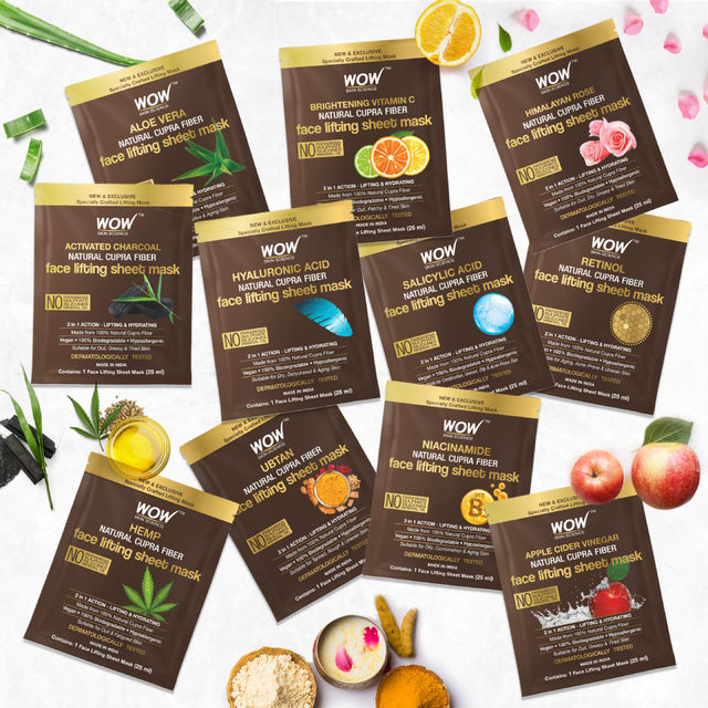 Unfolded Cupra Sheet Mask Texture Close-Up