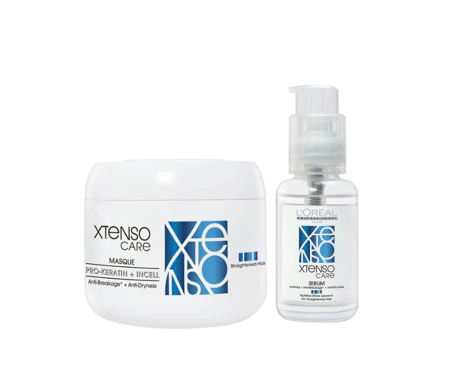 L’Oreal Professionnel Xtenso Care Hair Masque, 196g & Xtenso Care Serum, 50ml Combo