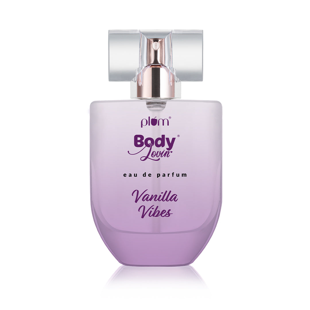 Plum Vanilla Vibes Eau De Parfum (Perfume) by Plum BodyLovin' | Long Lasting | Travel-Friendly | Warm Vanilla Fragrance | Luxury Perfume, 50ml Buy at Indicrest Image 2