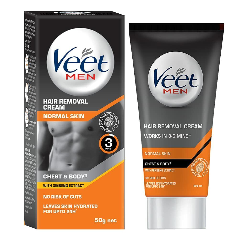 Veet Men Hair Removal Cream Normal Skin, 50g - Indicrest