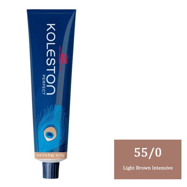 Wella Professionals Koleston Perfect Pure Naturals, 55/0 - Light Brown Intensive - Indicrest
