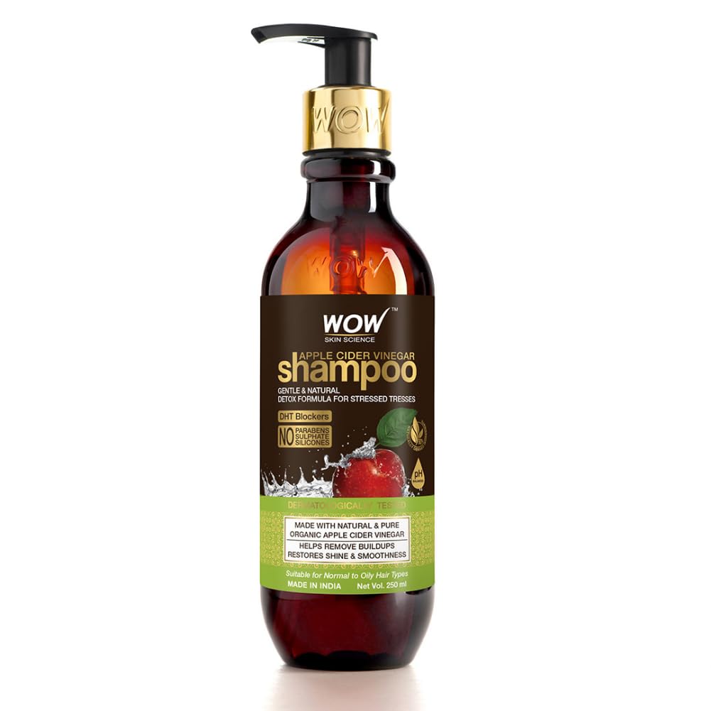 Wow Apple Cider Vinegar Shampoo, 250ml - Indicrest