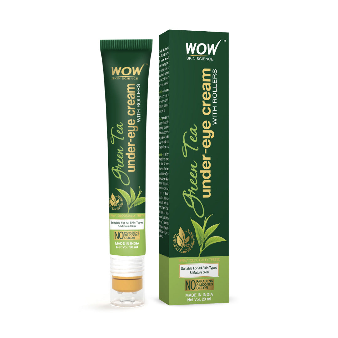 Wow Green Tea Under Eye Cream, 20ml - Indicrest