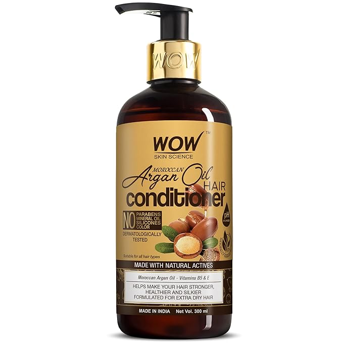 Wow Moroccan Argan Oil Hair Conditioner, 500ml - Indicrest