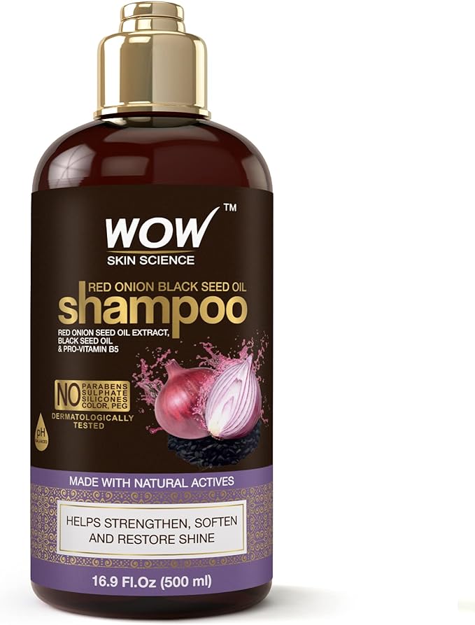 Wow Red Onion Black Seed Shampoo, 600ml - Indicrest