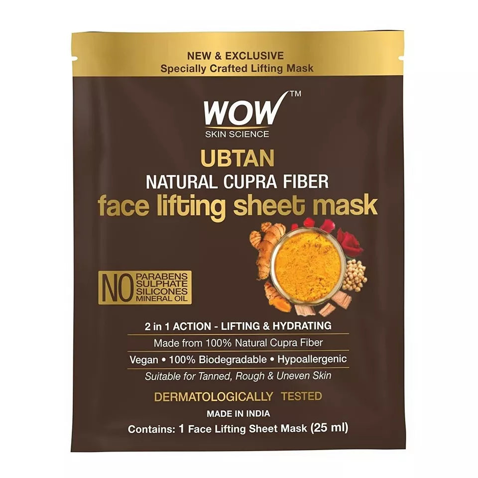 Wow Ubtan Sheet Mask - Indicrest