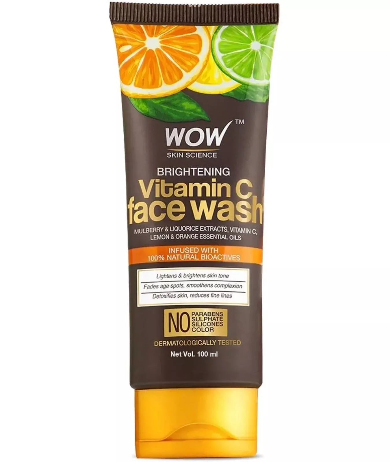 Wow Vitamin C Face Wash, 100ml - Indicrest