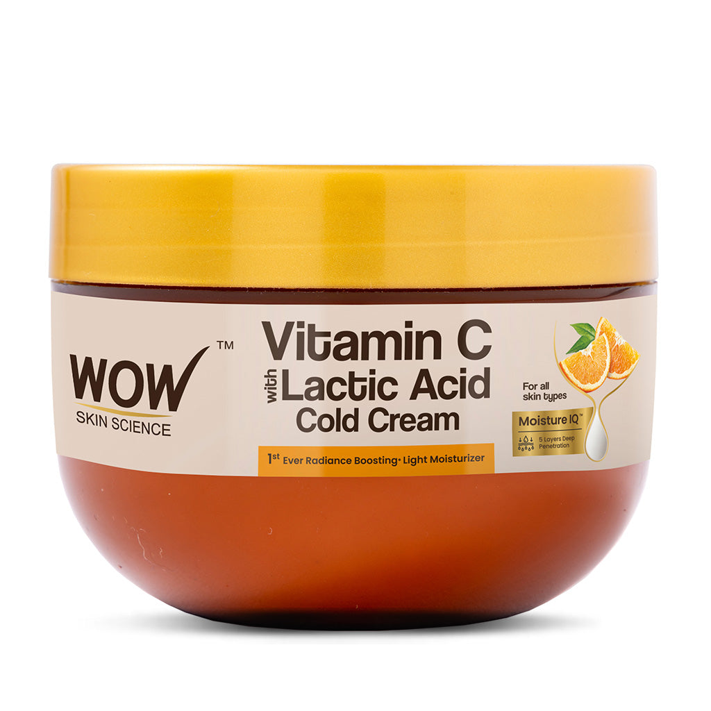 Wow Vitamin C Lactic Acid Cold Cream 200Ml - Indicrest