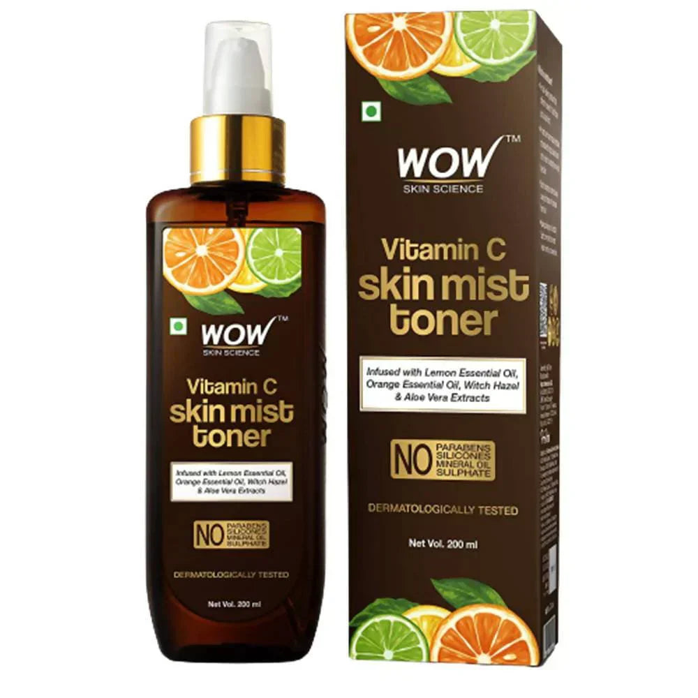 Wow Vitamin C Skin Mist Face Toner, 200ml - Indicrest