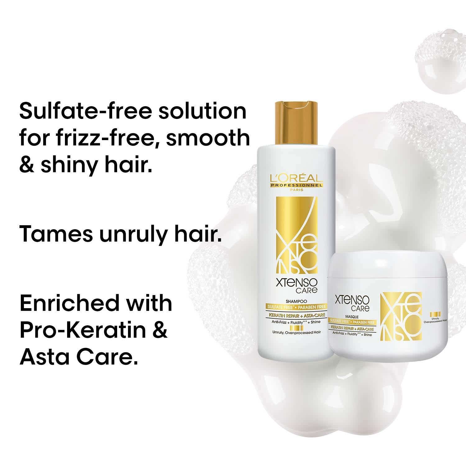 X-Tenso Care sulfate-free shampoo bottle Indicrest