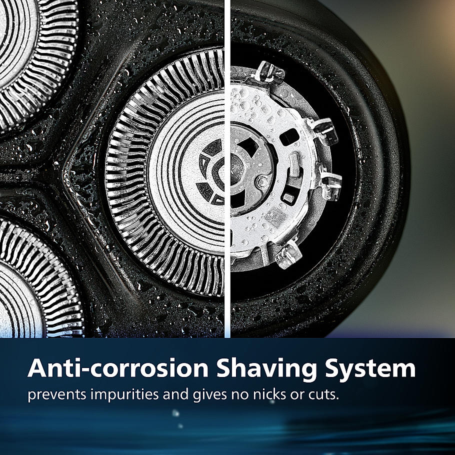 Philips Electric Shaver for Men-| SkinProtect Technology, Wet and Dry Shave | 4D Floating Heads | 27 Self Sharpening Blades | Pop up Trimmer | Cordless | Waterproof | X3063/03