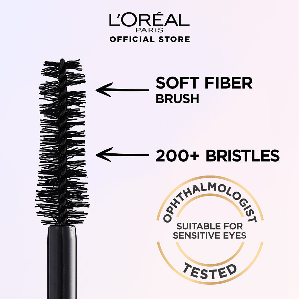 L'Oreal Paris Voluminous Lash Paradise Mascara - 204 Blackest Black, 7.6ml Buy at Indicrest Image 4