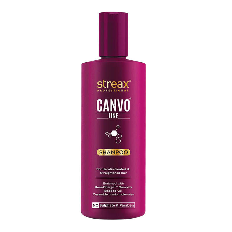 Streax Professional Canvoline Shampoo With Kera-Charge & Baobab Oil, 300ml Buy at Indicrest Image 8