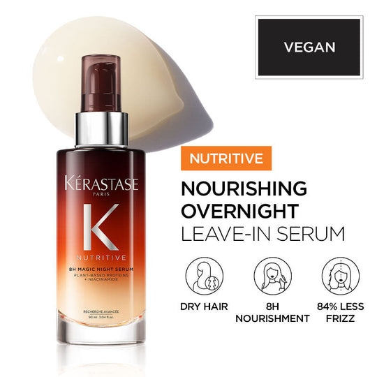 Kerastase Nutritive 8H Magic Night Hair Serum, Overnight leave-in serum, enriched with Niacinamide, 90ml, Buy from Indicrest