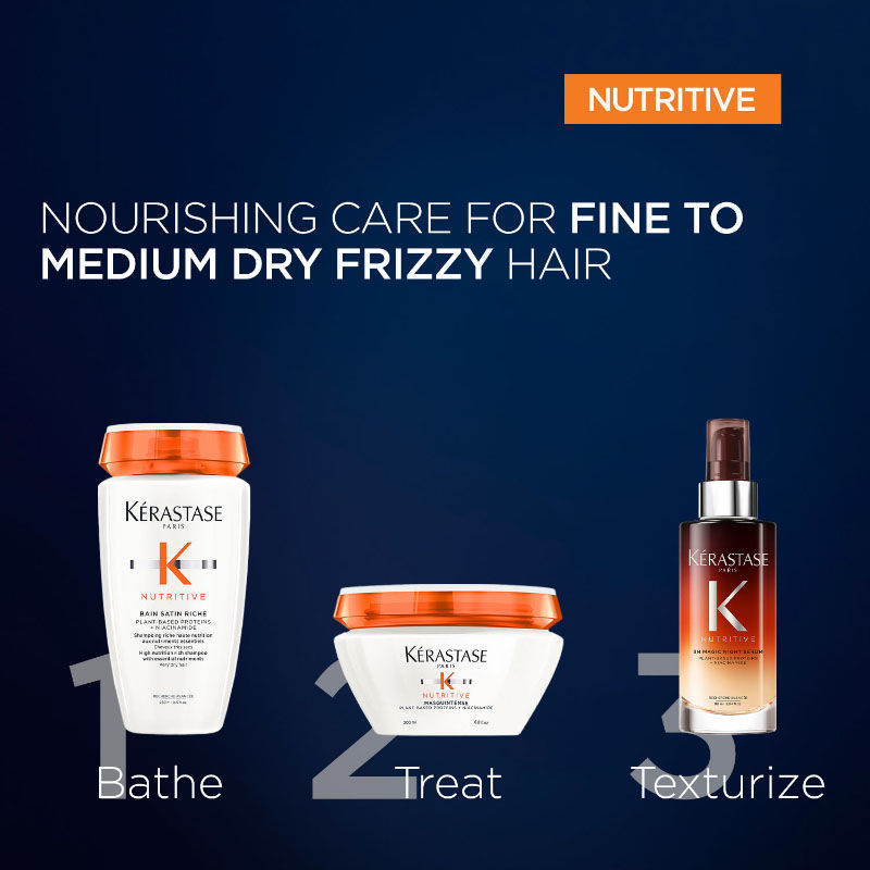 Kerastase Nutritive 8H Magic Night Hair Serum, Overnight leave-in serum, enriched with Niacinamide, 90ml