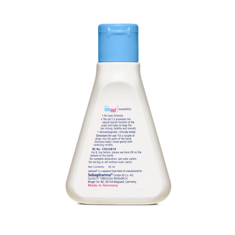 Sebamed Baby Shampoo, PH 5.5, Camomile, Natural Moisturiser, No Tears Formula, For Delicate Scalp, 50ml Buy at Indicrest Image 3