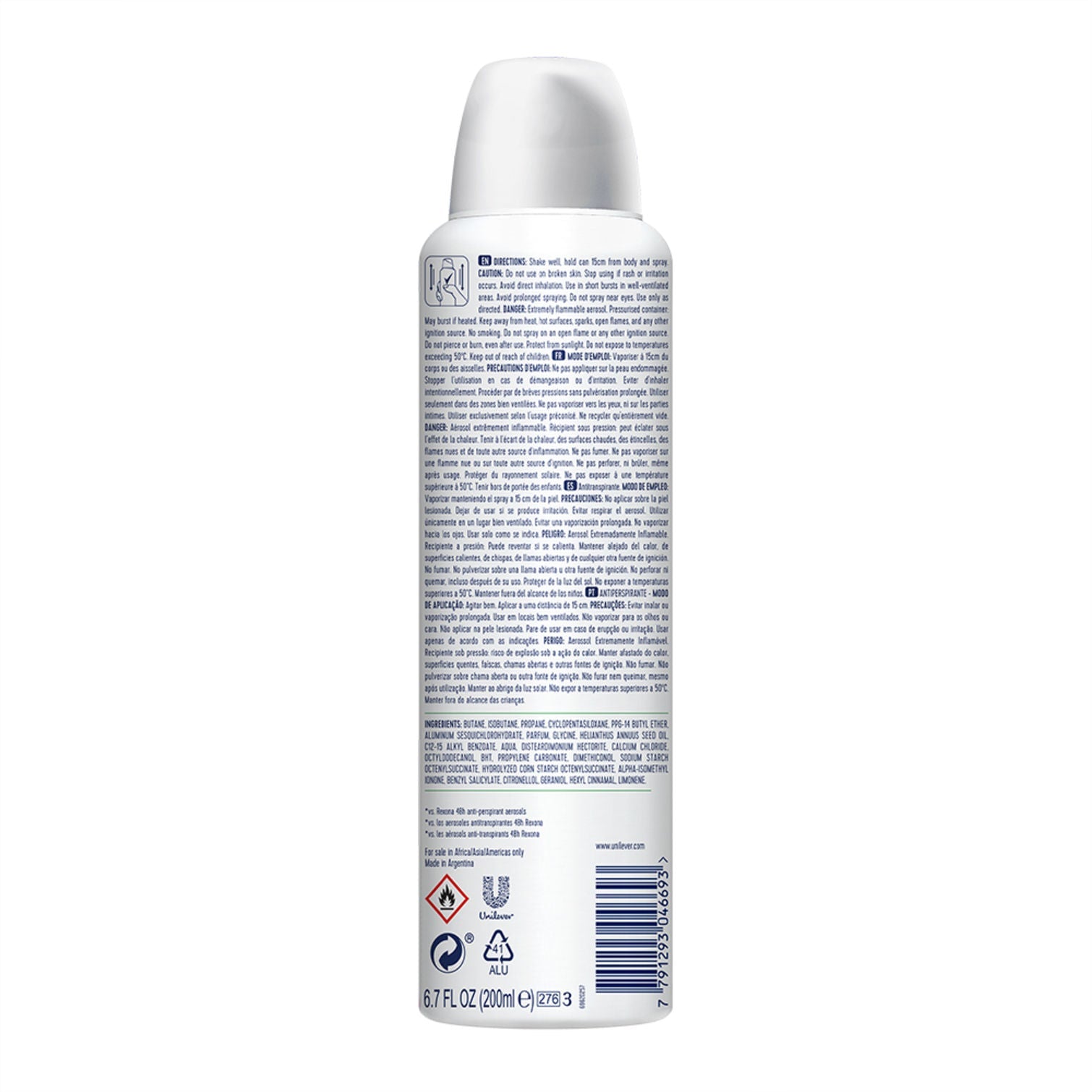 Rexona Advanced Protection Bamboo & Aloe Vera Antiperspirant Deodorant For Women, 200ml Buy at Indicrest Image 3