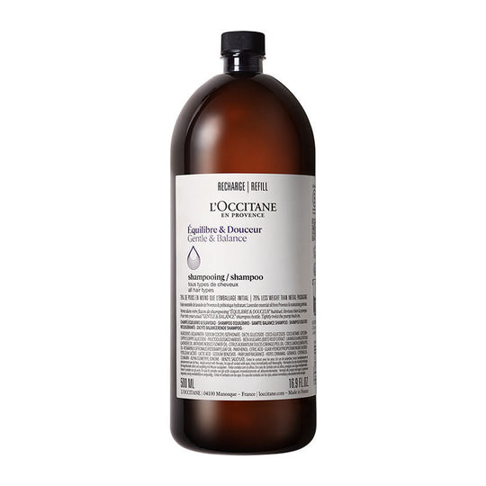 L'Occitane Gentle & Balance Shampoo Refill, 500ml, Buy from Indicrest