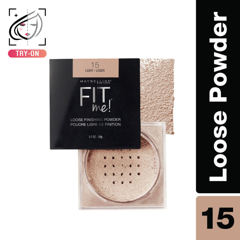 Maybelline New York Fit Me Loose Finishing Powder, Silky & Lightweight Powder 15 Light Leger, 20g Buy at Indicrest
